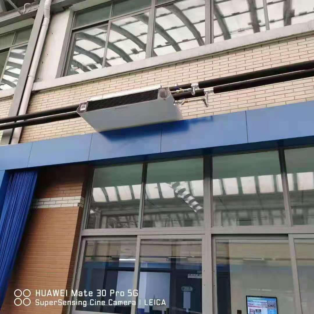 古琴款臥式明裝風(fēng)機(jī)盤(pán)管安裝完畢