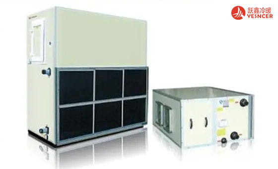 空氣處理機組（左：立/臥式，右：吊頂式）