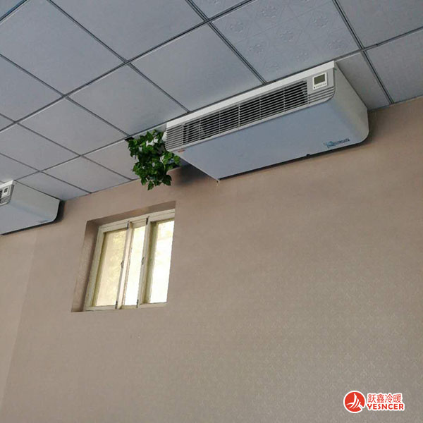 立式明裝風(fēng)機(jī)盤(pán)管掛起來(lái)安裝