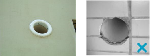 家用多聯(lián)機(jī)安裝位置確認(rèn)、打孔