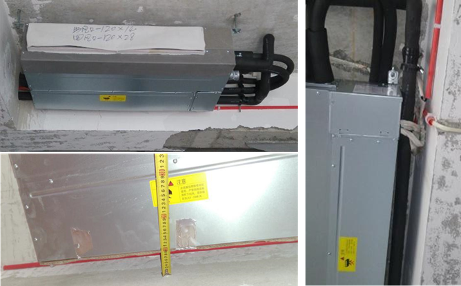 采用吊頂回風(fēng)，風(fēng)管機(jī)不采用設(shè)備底板回風(fēng)，而采用后回風(fēng)